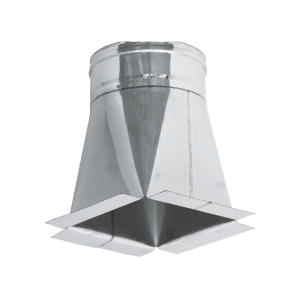 Переход c прямоугольника на круг МОНО КС/ВА DN 130