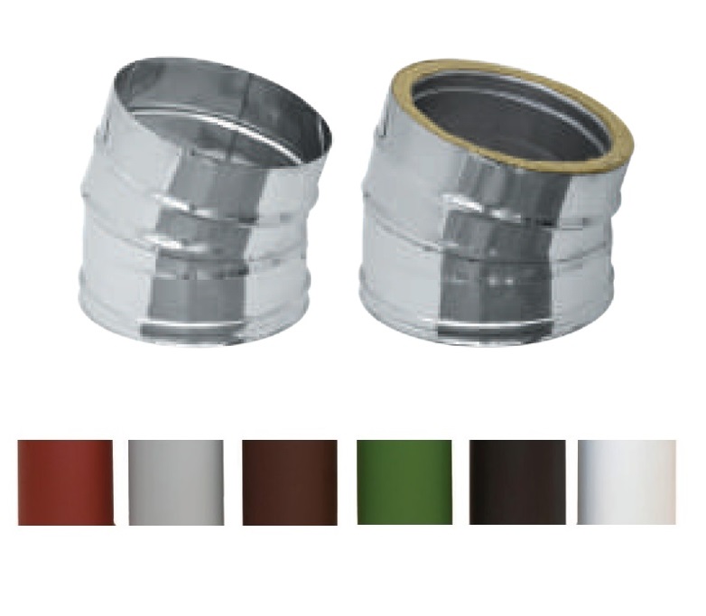 Отвод 15 ПиК Стандарт 2ОТ15 КС/2В DN 100