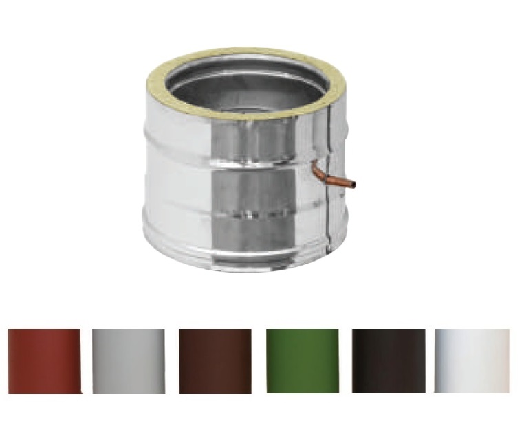 Труба-конденсатоотвод ПиК Стандарт 2T-КО КС/2В DN 130