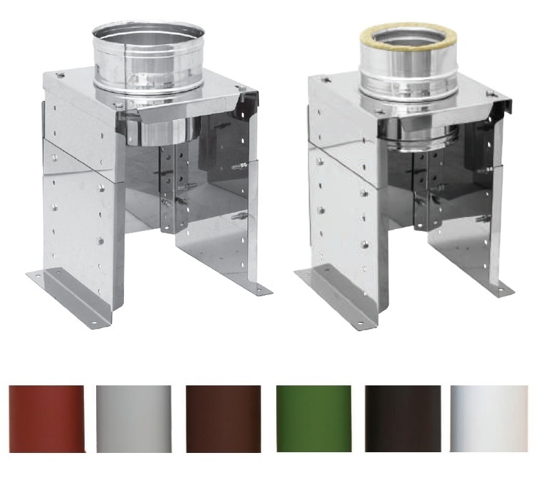 Опора ПиК Эконом 2ОП КС/2В DN 80