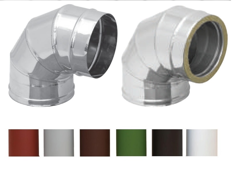 Отвод 90 ПиК Элит 2ОТ90 Ж/2В DN 100