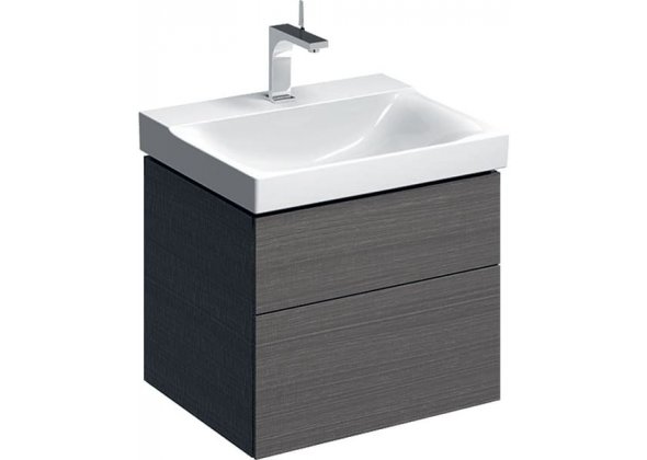 Шкафчик для раковины Geberit Xeno², с одним выдвижным ящиком, 58×22×46,2 см, серый дуб