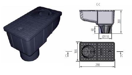Ливнеприемник кровельный AQUASTOK