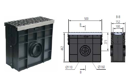ПП Profi DN100 Е600 комплект AQUASTOK