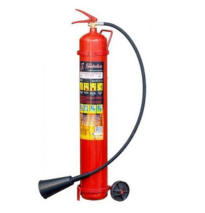 Огнетушители углекислотные ОУ-7 ВСЕ на тележке
