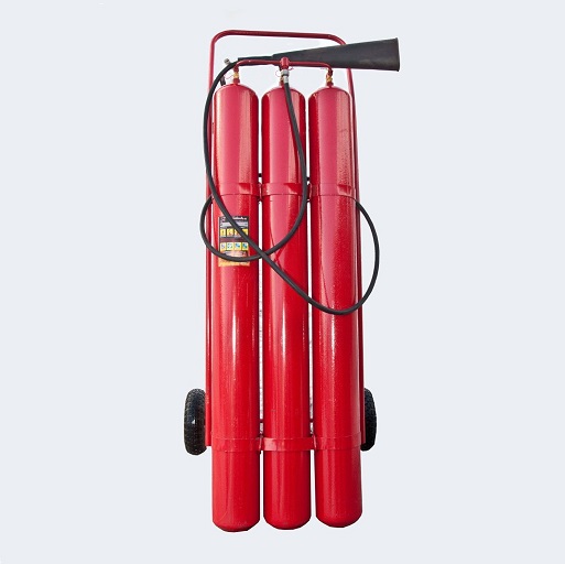 Огнетушители углекислотные ОУ-50 ВСЕ на тележке