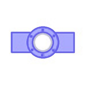 Пожарная подставка проходная ПППГ DN 110 (гладкий конец)
