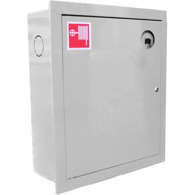 ШПК-310 ВЗБ Пожарный шкаф для пожарного крана 51/66мм встроенный закрытый белый