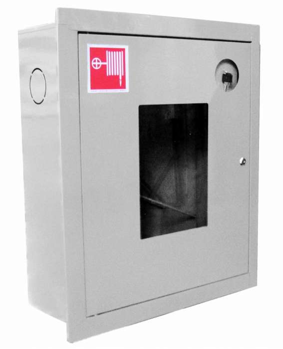 ШПК-310 ВОБ Пожарный шкаф для пожарного крана 51/66мм встроенный открытый белый