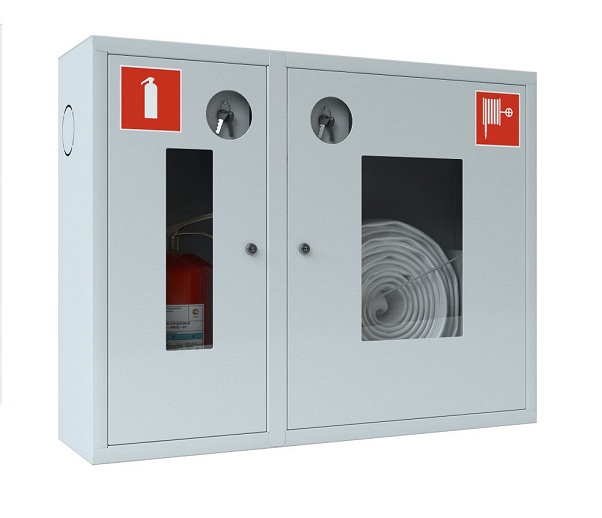 ШПК-315 НОБ Пожарный шкаф для пожарного крана 51/66мм навесной открытый белый