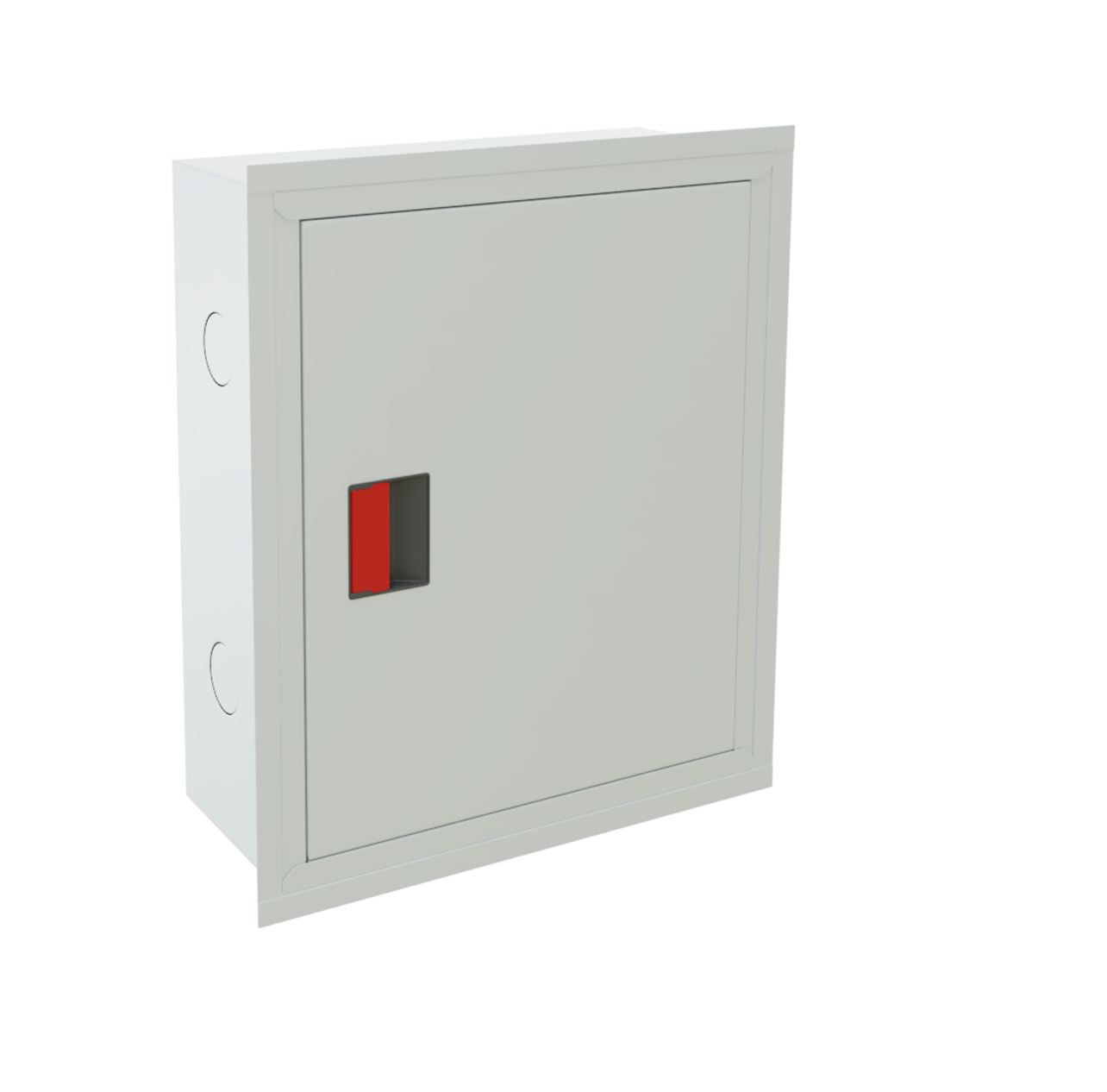 ШПК-310 ВЗБ Пожарный шкаф для пожарного крана ЕВРО 51/66мм встроенный закрытый белый