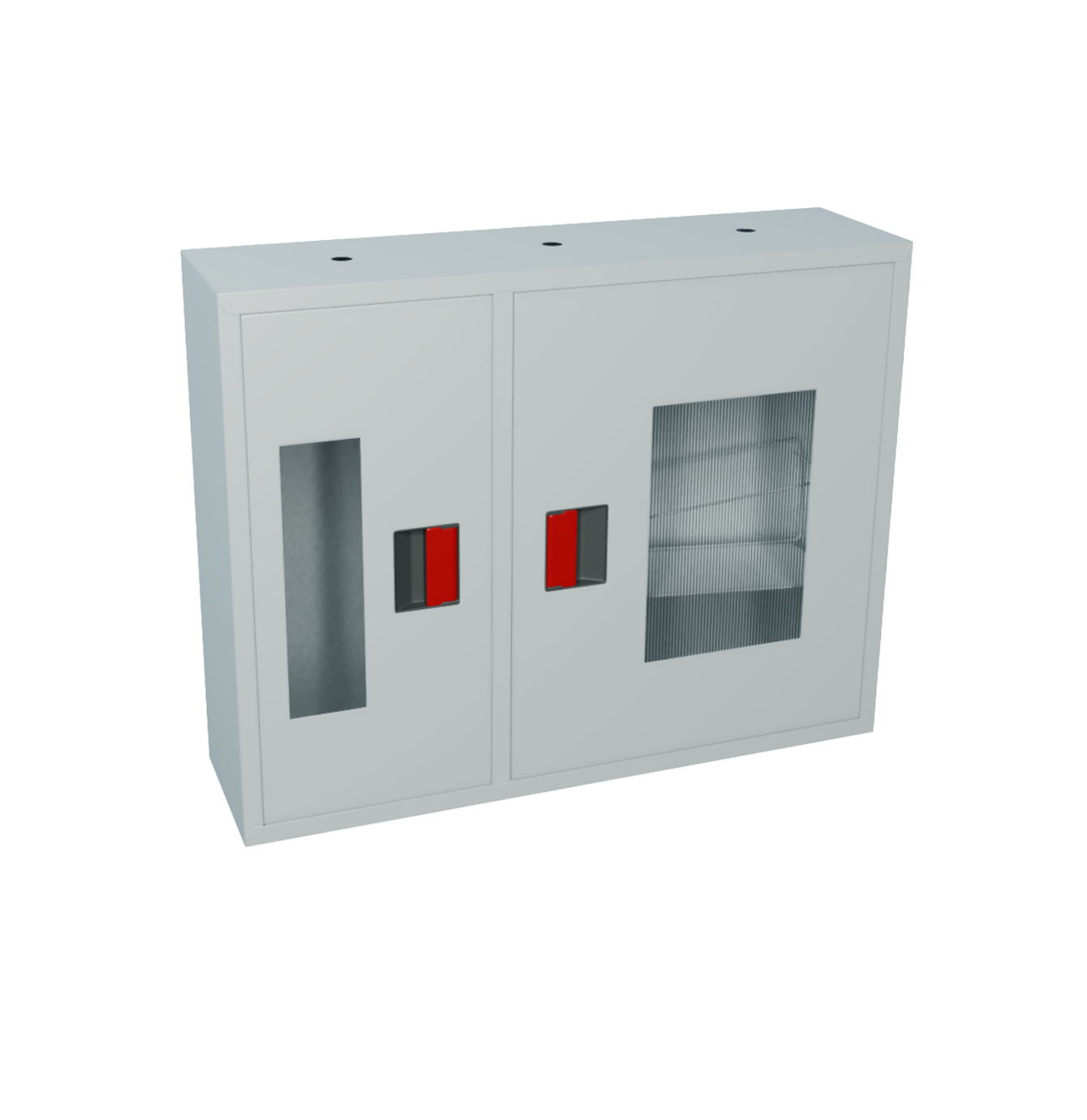 ШПК-315 НОБ Пожарный шкаф для пожарного крана ЕВРО 51/66мм навесной открытый белый