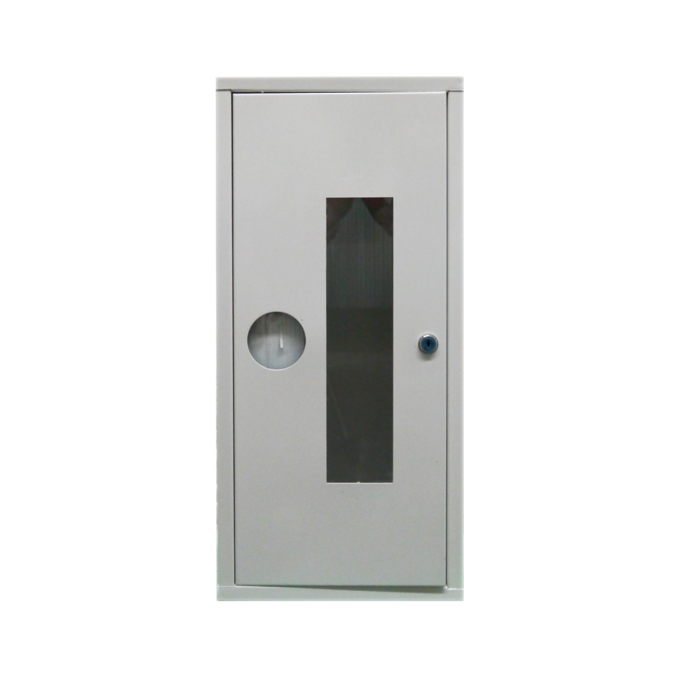 ШПО-103 НОБ Пожарный шкаф для хранения огнетушителей навесной открытый белый металлический